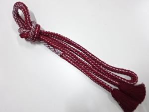正絹　撚り房　手組帯締め